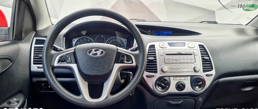 Hyundai i20 cena 19990 przebieg: 154000, rok produkcji 2012 z Wałbrzych małe 407